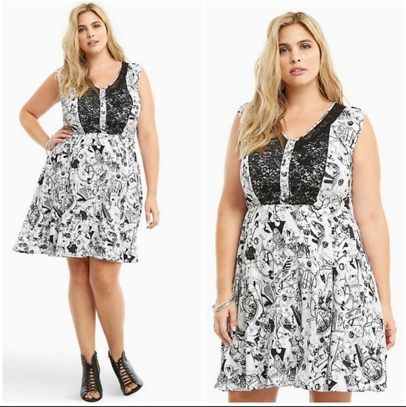 torrid | Dresses | Torrid Nightmare Before Christmas Skater Dress | Poshmark
